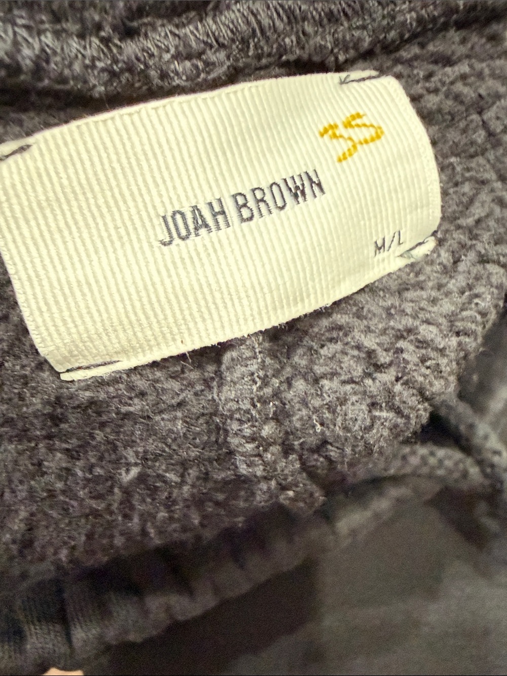 JOAH BROWN French Terry Oversized Joggers - Picture 8 of 9
